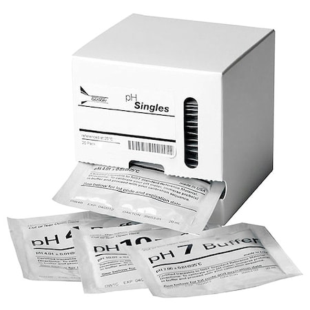 Oakton Buffer Solution Kit, pH, 4.01, 7.00, 20 mL 35653-04