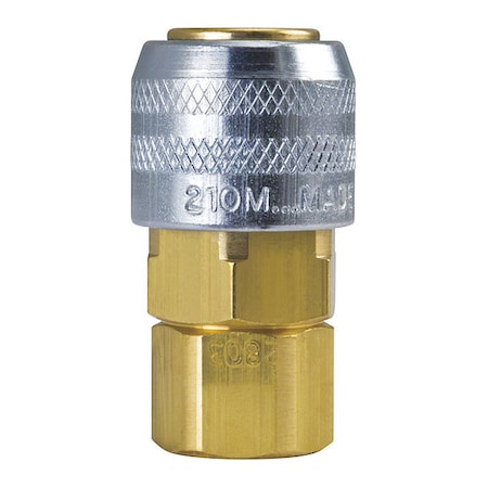 Foster Manual Sockets, 210 Series, Brass/Stl, 1/4" 210M-3203