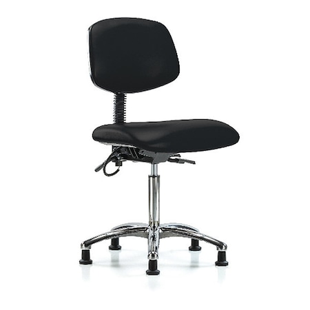 Zoro Select Ergonomic Chair, No Arms, 21-1/2" to 29" Height, Black BR-ESD-VMBCH-CR-T0-A0-NF-EG-ESDBLK