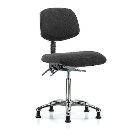 Zoro Select Ergonomic Chair, No Arms, 21-1/2" to 29" Height, Black BR-ESD-FMBCH-CR-T0-A0-NF-EG-ESDBLK