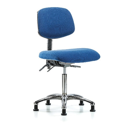 Zoro Select Ergonomic Chair, No Arms, 21-1/2" to 29" Height, Blue BR-ESD-FMBCH-CR-T0-A0-NF-EG-ESDBLU