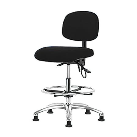 Zoro Select Ergonomic Chair, No Arms, 26-1/4" to 36" Height, Black BR-ESD-FHBCH-CR-T0-A0-CF-EG-ESDBLK