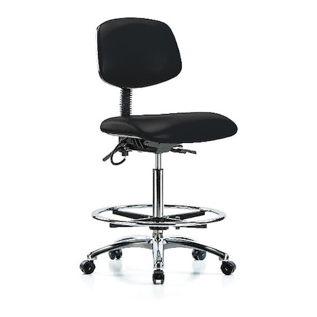 Zoro Select Ergonomic Chair, No Arms, 26-1/4" to 36" Height, Black BR-ESD-VHBCH-CR-T0-A0-CF-EC-ESDBLK