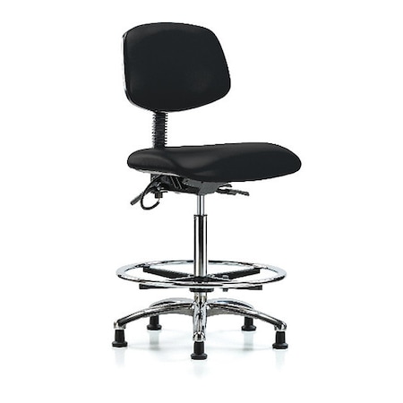 Zoro Select Ergonomic Chair, No Arms, 26-1/4" to 36" Height, Black BR-ESD-VHBCH-CR-T0-A0-CF-EG-ESDBLK
