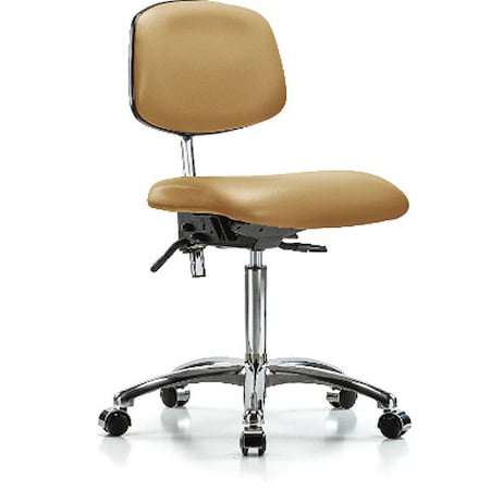 Blue Ridge Ergonomics Clean Room Chair, 22" to 29" Height, No Arms, Sage BR-NCR-VMBCH-CR-T0-A0-NF-CC-8623