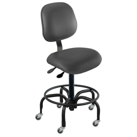 Biofit Ergonomic Chair, Vinyl, 17" to 22" Height, Black EES-L-RC-T-XF-XA-06-P28540