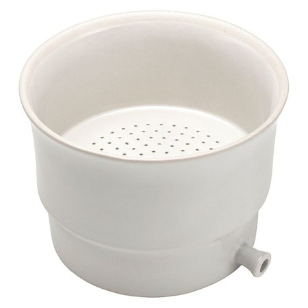 Zoro Select Funnel, Buchner, 4800mL, Porcelain CG-1888-09 | Zoro