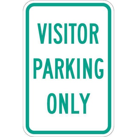Lyle Visitor Parking Sign, 18" x 12, T1-1033-EG_12x18 T1-1033-EG_12x18
