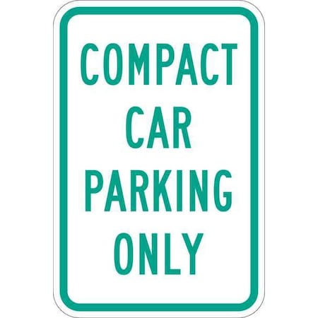 Lyle Compact Car Parking Sign, 18" x 12, T1-1036-HI_12x18 T1-1036-HI_12x18