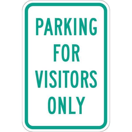 Lyle Visitor Parking Sign, 18" x 12, T1-1038-EG_12x18 T1-1038-EG_12x18