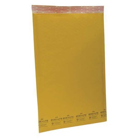 Zoro Select Mailer Envelope, Kraft, 10-1/2 in. W, PK100 36DY93
