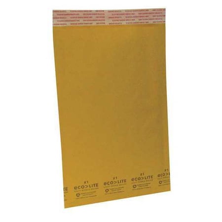 Zoro Select Mailer Envelope, Kraft, 7-1/4 in. W, PK100 ELSS1