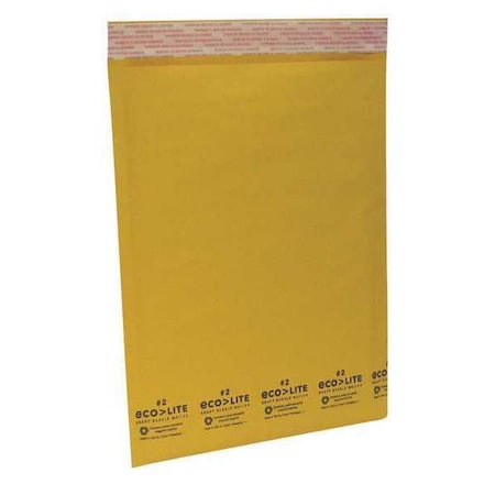 Zoro Select Mailer Envelope, Kraft, 12 in. L, PK100 ELSS2