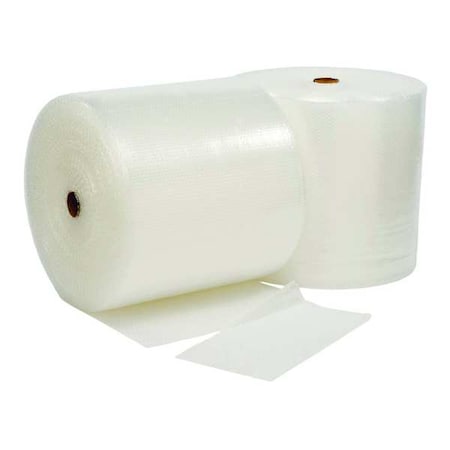 Zoro Select Bubble Roll 24" x 300 ft., 3" Thickness, Clear, PK2 39UK86
