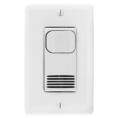 Hubbell Wiring Device-Kellems Wall Mount Sensor, Occupancy, Vacancy, Hard Wired, White, 1,000 sq ft, Fluorescent, Incandescent AD2000W1N