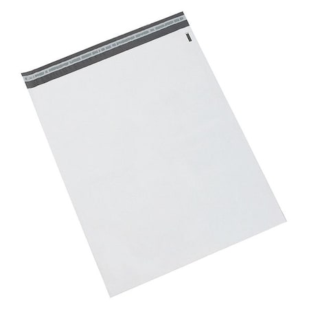 Zoro Select Poly Mailer, 19"x24", White, PK125 36DZ21