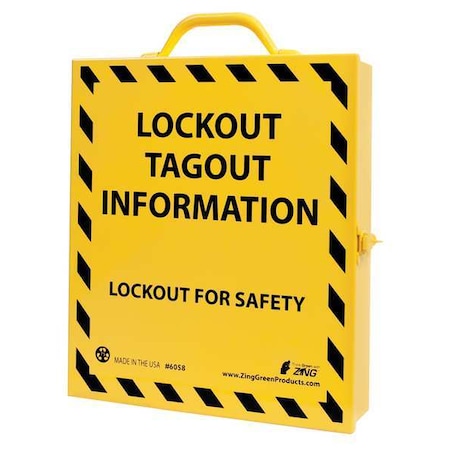 Zing Lockout Cabinet, Unfilled, Electrical 6058