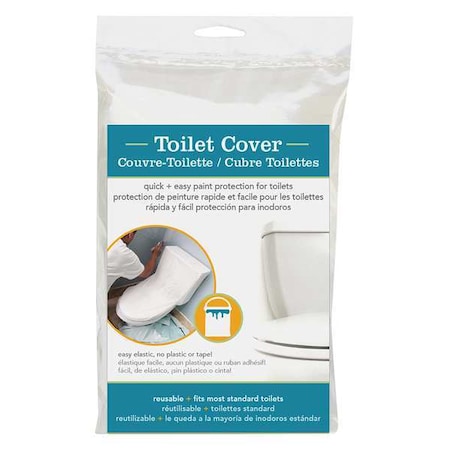 Trimaco Toilet Paint Cover Protection 9 ft. x 12 ft. 83100