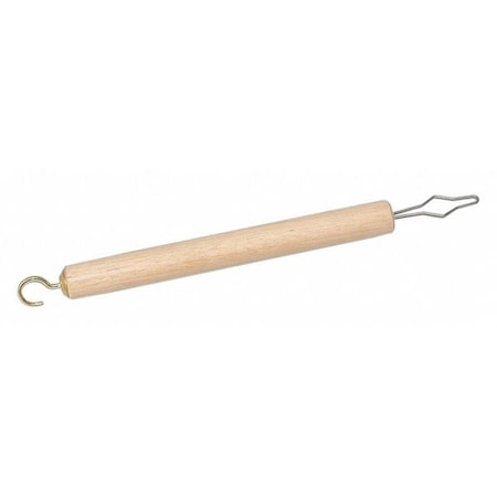 Dmi Button Aid/Zipper Pull, Brown, 3/8" L 640-8104-0021