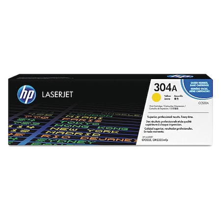 Hp Toner Cartridge, Yellow CC532A