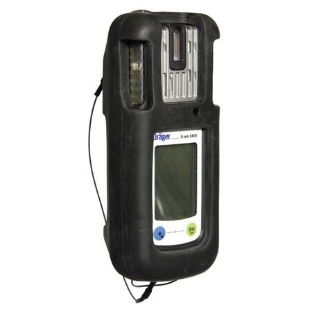 Draeger Multi-Gas Detector, 5 Gas, 10 to 12 hr Battery Life, Black 4542121