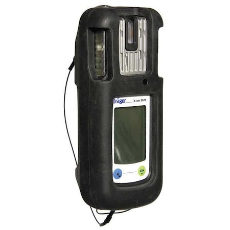 Draeger Multi-Gas Detector, 4 Gas, 10 to 12 hr Battery Life, Black 4542110
