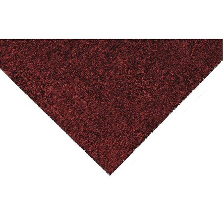 Zoro Select Entrance Mat, Polypropylene, 5/16 in Thick, Burgundy, 4 ft W x 60 ft L 36EA80