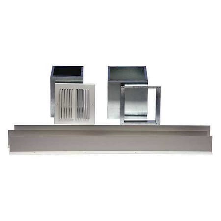 Williams Comfort Products Outlet Register, Side, Powder Coat, 10 in L 6701