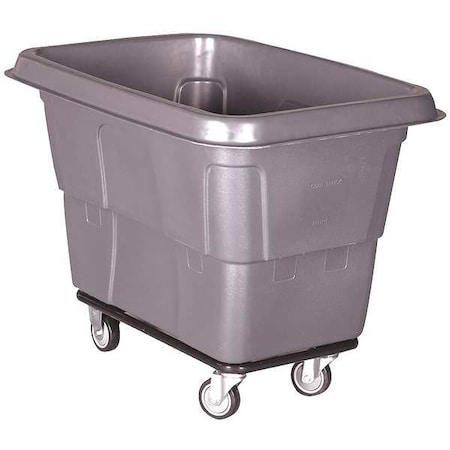 Zoro Select Cube Truck, 3/4 cu. yd., 800 lb. Cap, Gray 36FL30