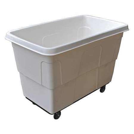 Zoro Select Cube Truck, 5 cu. yd., 800 lb. Cap, White 36FL36