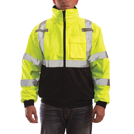 Tingley Jacket, Polyester, Class 3 R, Green; Yellow, M J26172-M