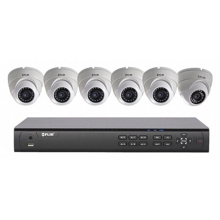 Flir Network Video Recorder Kit, Ethernet, 2TB DN308P2E6