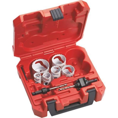 Milwaukee Tool Welder's Hole Dozer Bi-Metal Hole Saw Kit (8-Piece) 49-22-4076