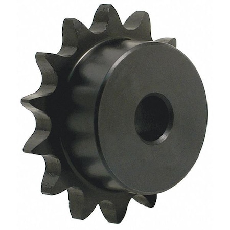 TRITAN Stock Plain Bore Bore Sprocket, 35 Chain Size, 3/8 Bore Dia., 10 # of Teeth 35B10H X 3/8 MPB