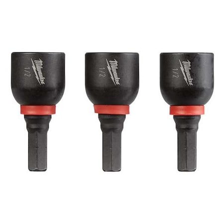 Milwaukee Tool SHOCKWAVE 1/2 in Insert Nutdriver Set, PK3 49-66-4517