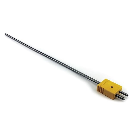 DAYTON Thermocouple Probe, K, 12in, Inconel, 19 AWG 36GK94