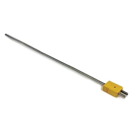 DAYTON Thermocouple Probe, K, 18in, Inconel, 19 AWG 36GK95