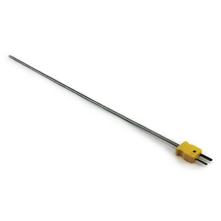 DAYTON Thermocouple Probe, K, 12in, Inconel, 22 AWG 36GK71