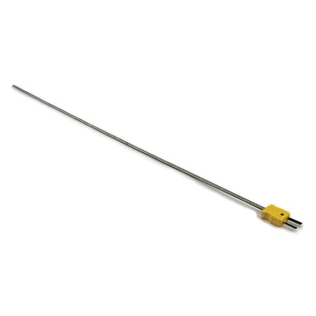 DAYTON Thermocouple Probe, Type K, 18in L, Inconel 36GK72