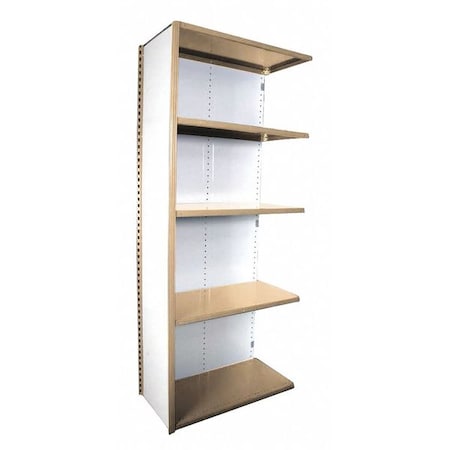 Equipto Metal Shelving, 12"D x 42"W x 84"H, 5 Shelves, Steel 671Y5A-PY