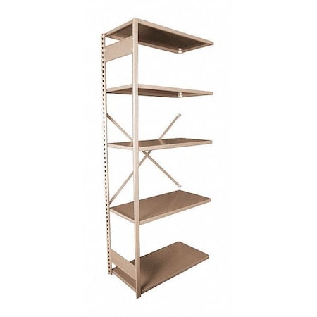Equipto Metal Shelving, 12"D x 42"W x 84"H, 5 Shelves, Steel 661Y5A-PY