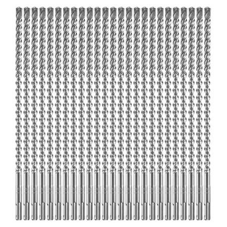 Bosch 4-Cutter Hammer Drill Bit 3/8" x 12"L, SDS Plus, 25PK HCFC2064B25
