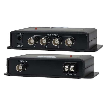 Speco Technologies 1 In/4 Out Video Distribution Amplifier VIDDIST