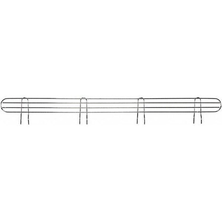 Akro-Mils Shelf Ledge 5-1/4"H x 1/8"W x 45"D, 4PK AWLEDGE48