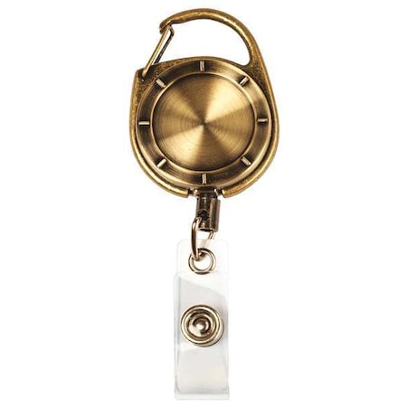 Myid Badge Holder, Brass, Reel, Brass 038945