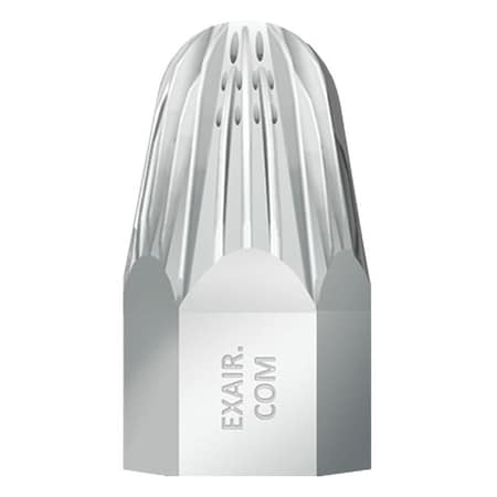 Exair Nozzle, 2-1/2inL, 91scfm, 3/4in(F)NPT, Znc 1112