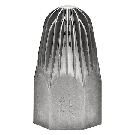 Exair Nozzle, 3inL, 135scfm, 1in(F)NPT, Znc 1114