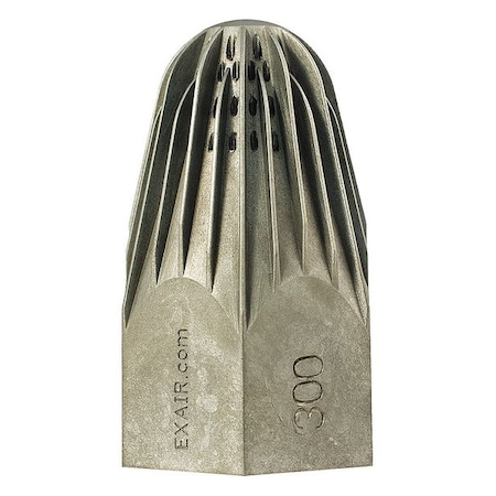 Exair Nozle, 3-5/8inL, 300scfm, 1-1/4in(F)NPT, Znc 1118