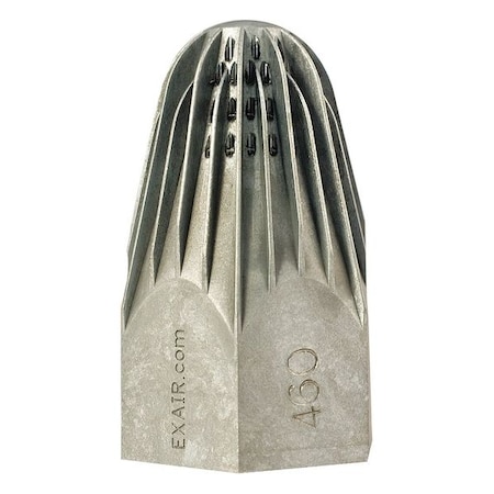Exair Nozle, 3-5/8inL, 460scfm, 1-1/4in(F)NPT, Znc 1120