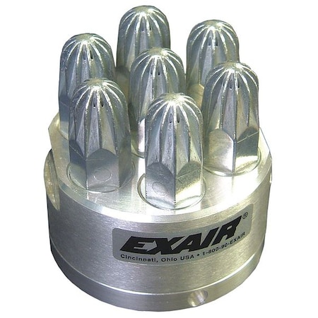 Exair Nozzle, 2-3/4inL, 98scfm, 1/2in(F)NPT, Znc 1111-7